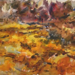 4416 Wetland I, Original Watercolor Painting by Eric Wiegardt AWS-DF, NWS