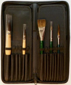 Zippered Paint Brush Case - Wiegardt Studio Gallery