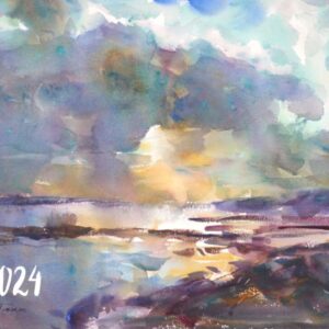 2024 Eric Wiegardt Art Wall Calendar cover, by Eric Wiegardt AWS-DF, NWS