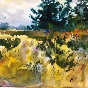 2023-04 PAL Landscape, Original Watercolor Painting by Eric Wiegardt AWS-DF, NWS