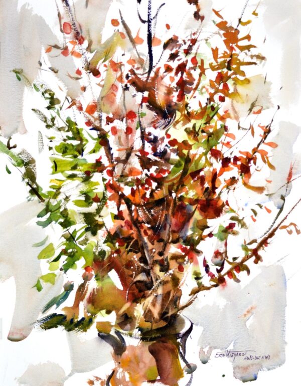 4525 Winter Bouquet, Original Watercolor Painting by Eric Wiegardt AWS-DF, NWS