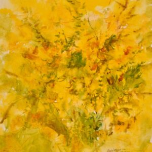 4601 Scotch Broom, Original Masa Watercolor Painting by Eric Wiegardt AWS-DF, NWS