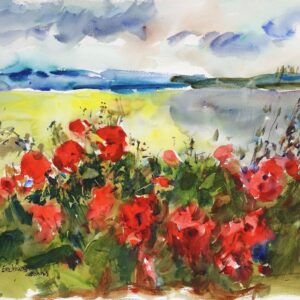 Poppies II Notecard
